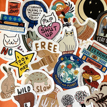 Load image into Gallery viewer, Gemma Correll - Shut Up Cat Sticker
