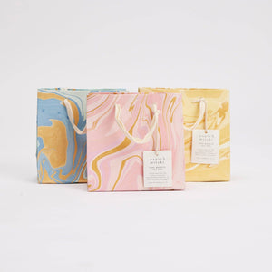 Paper Mirchi - Hand Marbled Gift Bags (Small) - Celebration