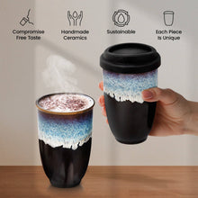 Load image into Gallery viewer, Nova Ceramics - Monsoon Cup 16oz (Includes Lid &amp; Band)
