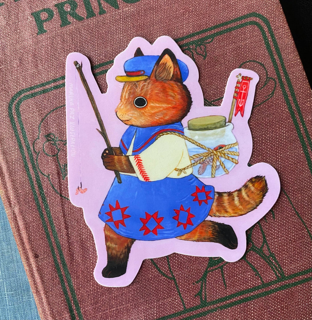 Fisher Cat Sticker