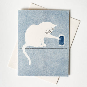 Water Glass - Risograph Card