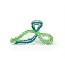 Load image into Gallery viewer, Two Tone Ribbon Bow Hair Claw Clip
