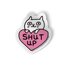 Load image into Gallery viewer, Gemma Correll - Shut Up Cat Sticker
