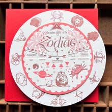 Load image into Gallery viewer, Blackbird Letterpress - Zodiac spinner / volvelle
