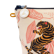 Load image into Gallery viewer, Lady Alamo - Little Zip Tiger Blush: 7.75&quot; W x 4.25&quot; H x 2.25&quot; D
