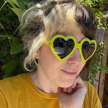 Load image into Gallery viewer, Wokeface - Heart Sunglasses: Baby Pink
