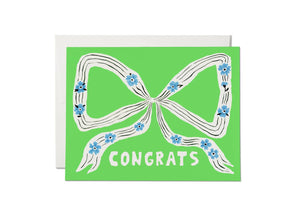 Perfect Bow Congrats greeting card