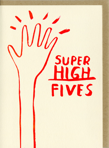 Super High Fives Card