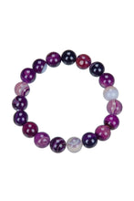 Load image into Gallery viewer, Chevron Amethyst Bracelet B1978: 4MM
