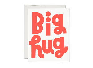 Big Hug encouragement greeting card: Singles