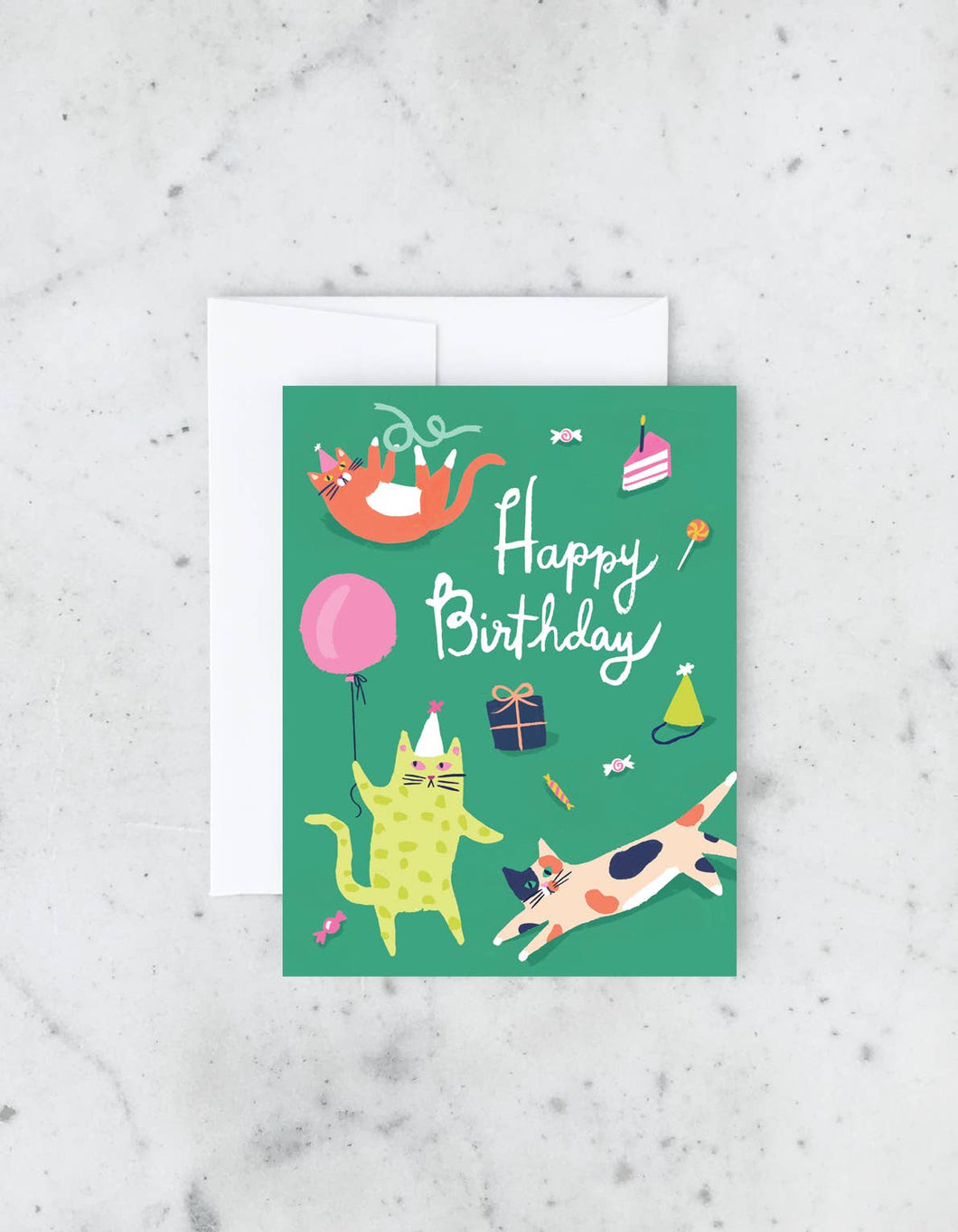 Cat Party Card