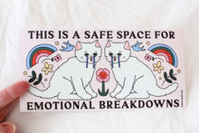 Load image into Gallery viewer, Emotional Breakdowns Bumper Sticker

