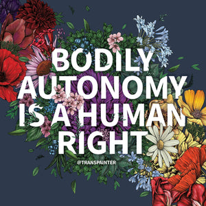 Bodily Autonomy is a Human Right Sticker | Women's Rights