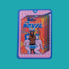 Load image into Gallery viewer, The Devil Waterproof Vinyl Sticker — Cornerstore Tarot | 2.5"x3.5" | Christina Hu

