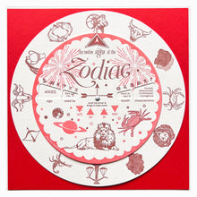 Load image into Gallery viewer, Blackbird Letterpress - Zodiac spinner / volvelle
