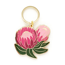 Load image into Gallery viewer, Ofelia Protea Flower Keychain 
