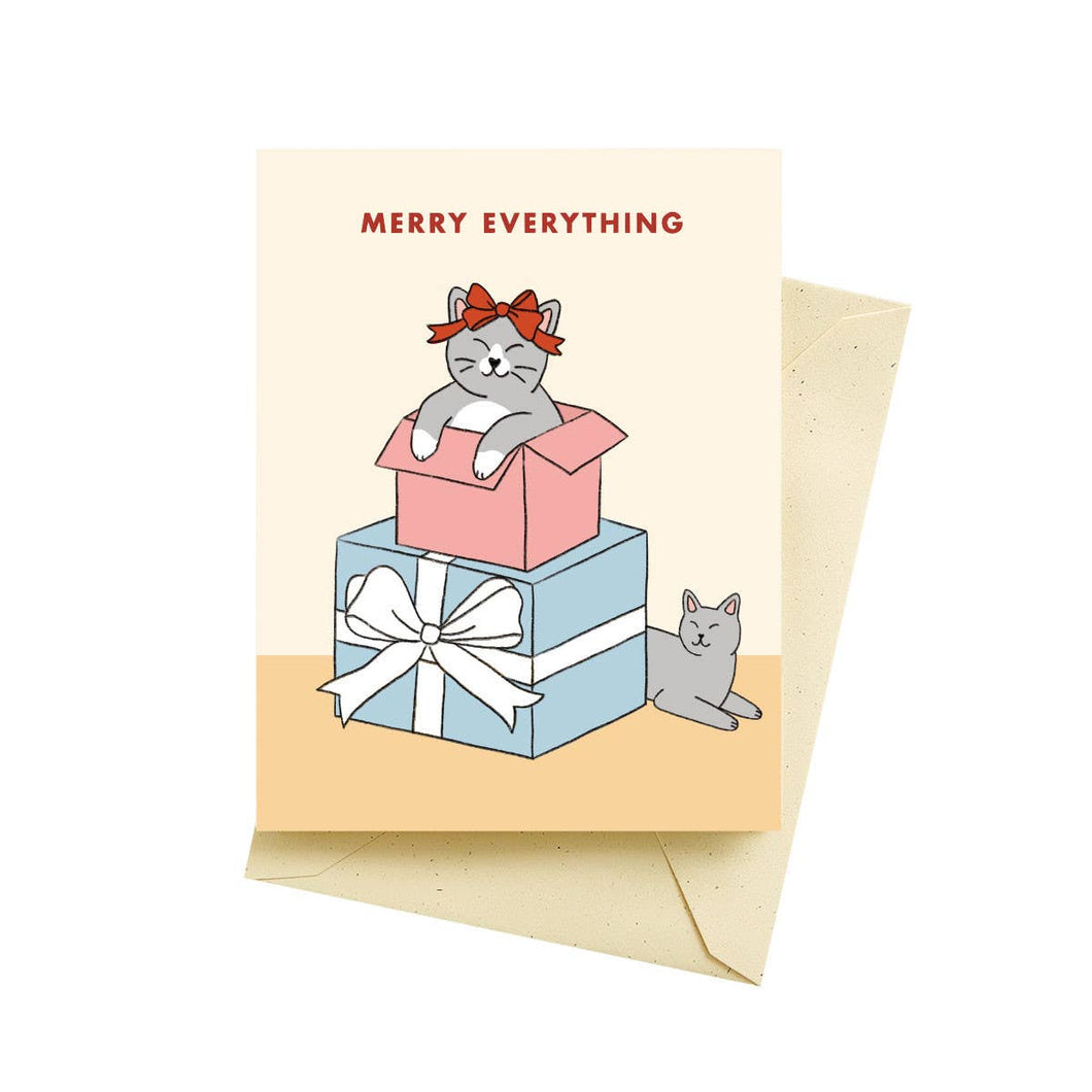 Merry Everything Kittens Holiday Cards