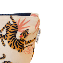 Load image into Gallery viewer, Lady Alamo - Little Zip Tiger Blush: 7.75&quot; W x 4.25&quot; H x 2.25&quot; D
