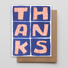 Load image into Gallery viewer, Thanks Graph Squares Boxed Set: Set of 6 cards
