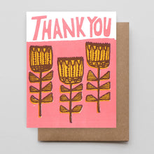 Load image into Gallery viewer, Thank You Folk Flowers: Single card
