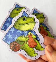 Load image into Gallery viewer, Marika Paz Illustration - Frog Wizard Sticker
