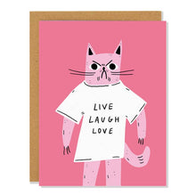 Load image into Gallery viewer, Live Laugh Love - Birthday, Everyday Card
