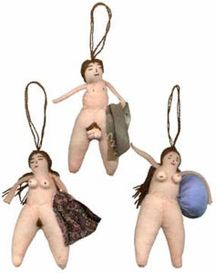 Nude Arpillera Dolls, Peru