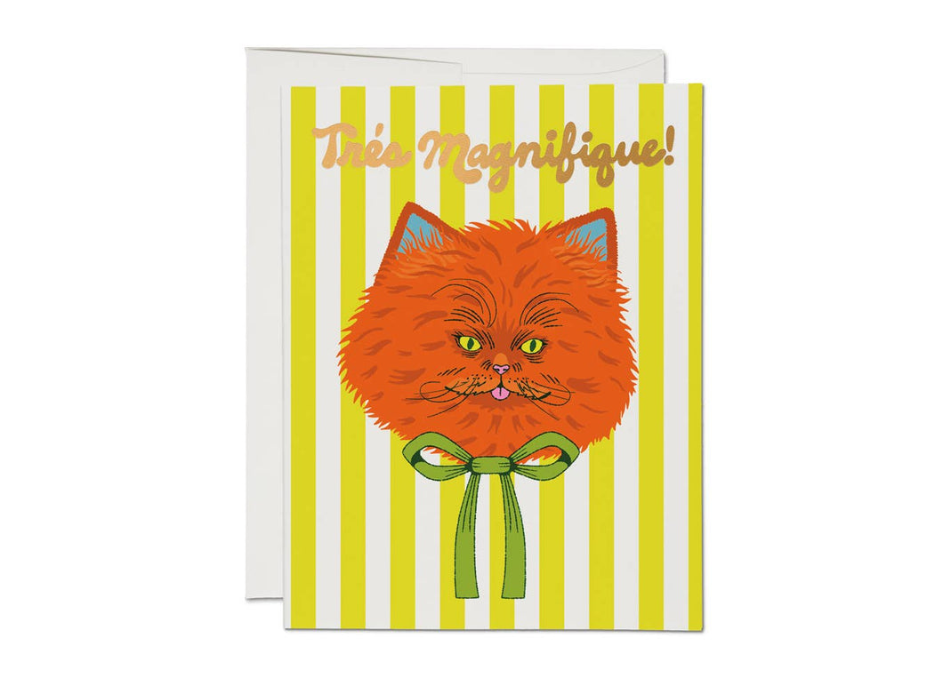 Très Magnifique friendship greeting card