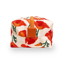 Load image into Gallery viewer, Box Zip: Poppy Cream: 5.25" W x 3.25" H x 9"
