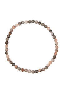 Rhodonite Stone Beaded Bracelet