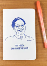 Load image into Gallery viewer, Blackbird Letterpress - Rosa Parks notebook
