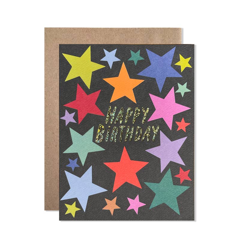 Hartland Cards - Birthday / Happy Birthday Stars