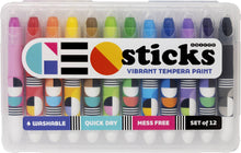 Load image into Gallery viewer, SNIFTY - GEO STICKS VIBRANT TEMPERA PAINT STICKS - BRIGHTS

