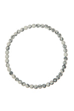 Load image into Gallery viewer, Howlite Stone Stretch Beaded Bracelet: 4MM
