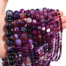 Load image into Gallery viewer, Chevron Amethyst Bracelet B1978: 4MM
