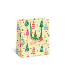 Load image into Gallery viewer, Red Cap Cards - Holly Jolly Trees gift bags: Medium
