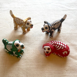 Ceramic Skelly Dog, Peru