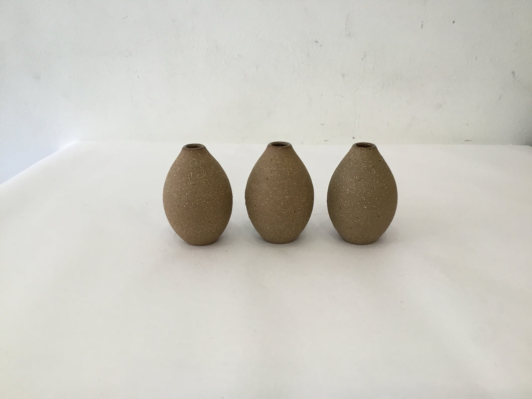 Sandstone Tan Brown Bud Vase