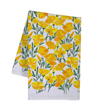 Load image into Gallery viewer, Poppies - Wildflowers - Tea Towel
