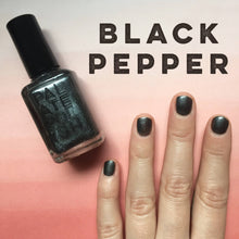 Load image into Gallery viewer, Black Pepper Nail Polish
