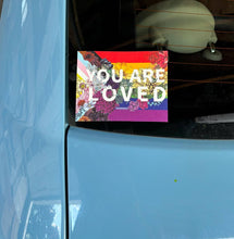 Load image into Gallery viewer, Transpainter - You Are Loved Sticker | LGBTQ Pride Gifts | Pride Flag Decal: Default
