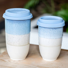 Load image into Gallery viewer, Nova Ceramics Travel Mugs - Cove Ceramic Travel Cup 12oz | Reusable Coffee Mug
