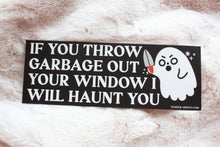 Load image into Gallery viewer, Haunted Garbage Bumper Sticker
