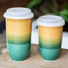 Load image into Gallery viewer, Nova Ceramics Travel Mugs - Savannah Ceramic Travel Cup 16oz | Reusable Coffee Cup
