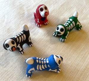 Ceramic Skelly Puppy, Peru