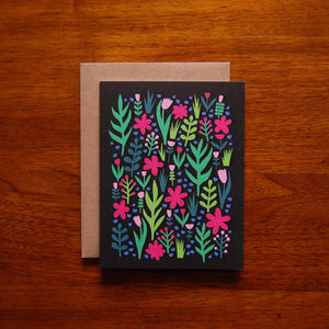 Flower Field - Greeting Card