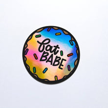 Load image into Gallery viewer, Fat Babe Holographic Sticker
