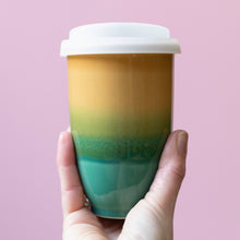 Load image into Gallery viewer, Nova Ceramics Travel Mugs - Savannah Ceramic Travel Cup 12oz | Reusable Coffee Cup
