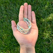 Load image into Gallery viewer, Earths Elements Wholesale - Crystal Bracelet - 4mm Amazonite, pack of 5
