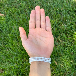Earths Elements Wholesale - Crystal Bracelet - 4mm Opalite, pack of 5